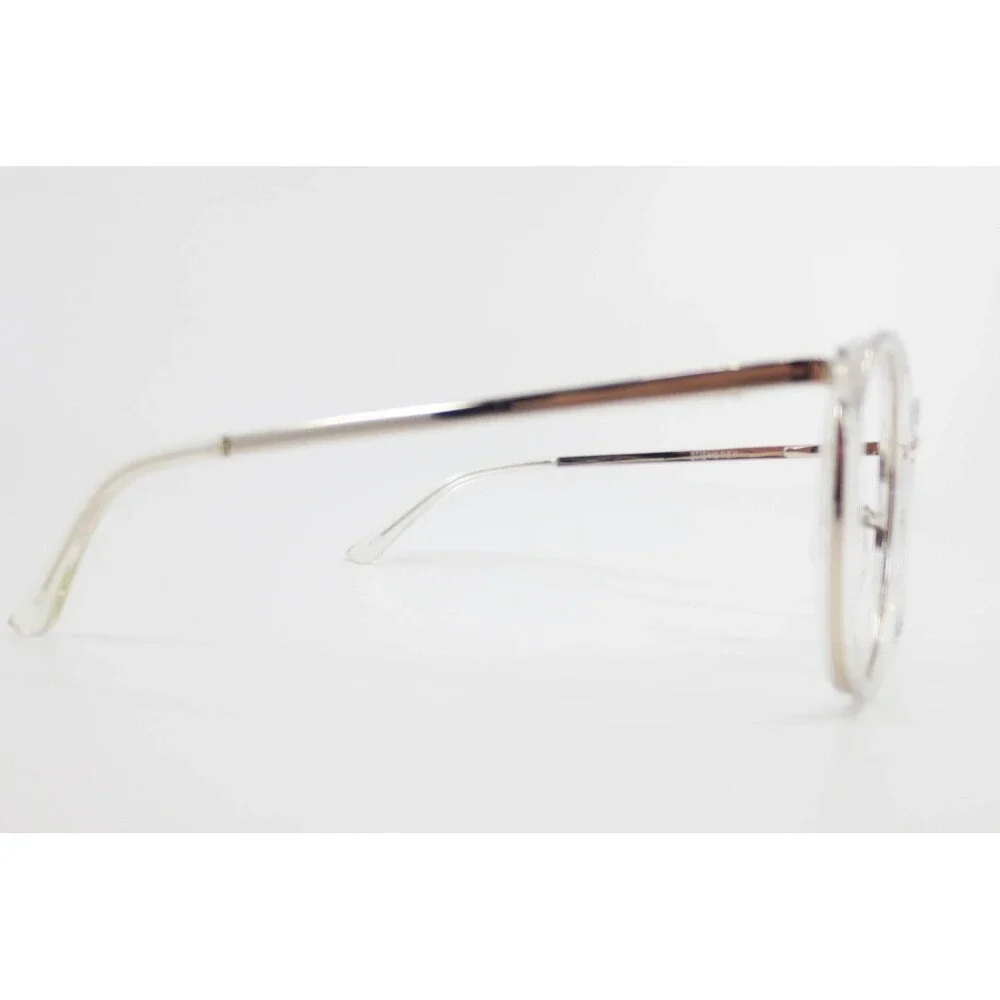 Otis + Grey OG20206 CR/G Clear Gold Round Eyeglass Frames 50-19-140